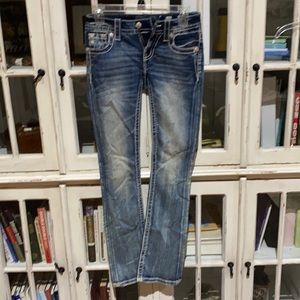 Miss Me NWOT Slim Boot cut bling jeans
